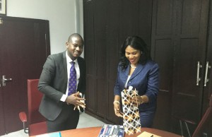 The Sigma Chief and Mrs. Oluwatoyin Saani of United Capital