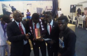 The VC presenting awards